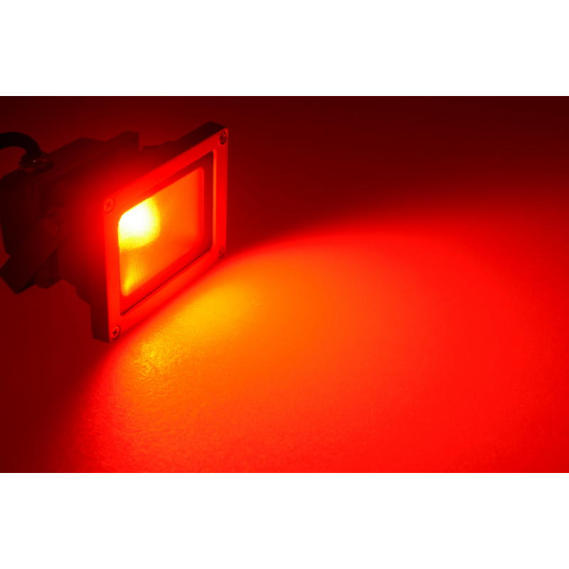 LED-Fluter 630nm rot  IP65 Hochvolt 100-240V AC